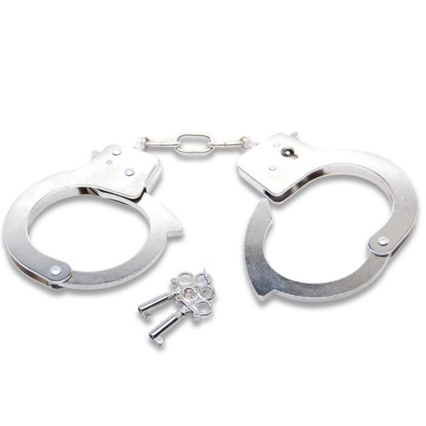 Pipedream kiire vabastamisega metallist käerauad «Official Handcuffs»
