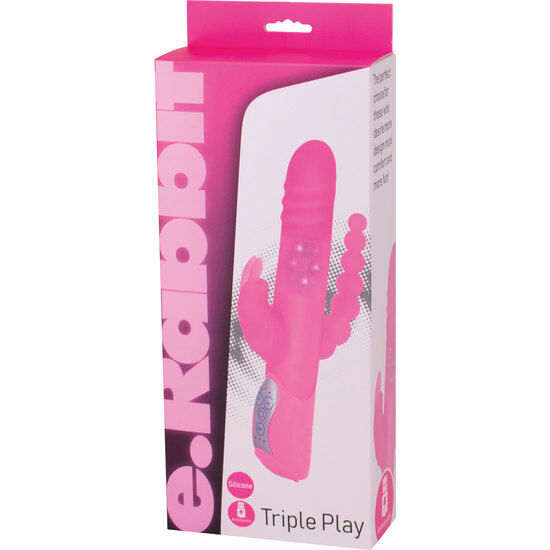 3-kordse stimulatsiooniga vibraator Triple Play