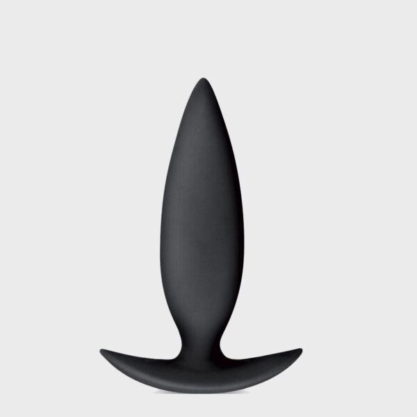 Silikoonist oakujuline anaaltapp Radical. Suurus XS: suurim läbimõõt 2.5cm, kogupikkus 10cm, sisestava osa pikkus 8.5cm, kaal 74 grammmi.
