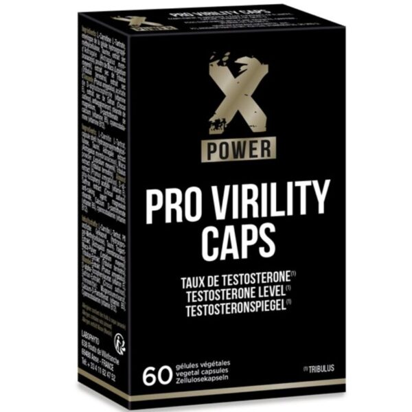 Seksuaalsooritust suurendavad XPower kapslid Pro Virility Caps (60 kapslit)