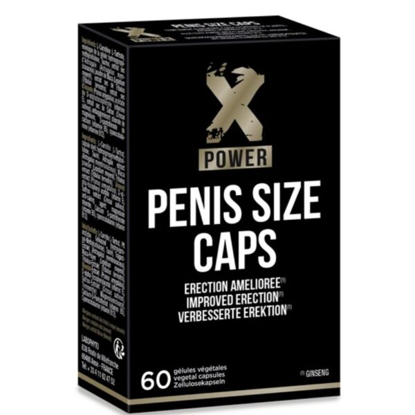 Erektsiooni parandavad XPower kapslid Penis Size Caps (60 kapslit)