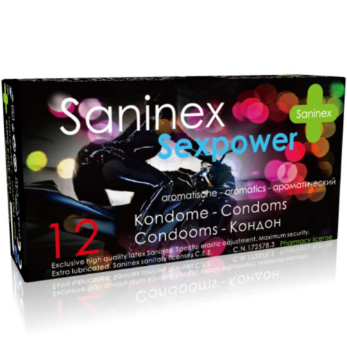 Kondoomid Saninex Sex Power (12 tükki)