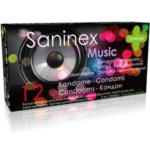 Kondoomid Saninex Music (12 tükki)