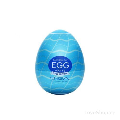 Masturbeerimise muna Tenga Egg Wavy II Cool Edition (jahutav)