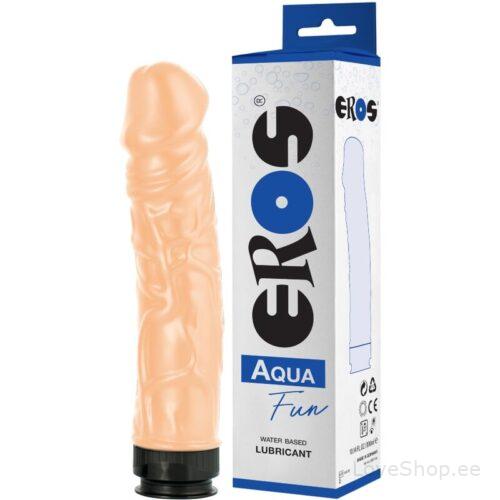Plastikust dildo Eros Aqua Fun (kaasa libesti)