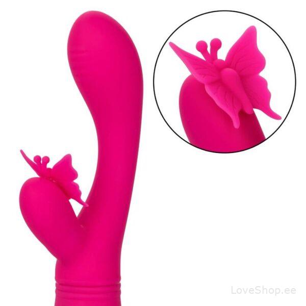 Rabbitvibraator Butterfly Kiss (roosa) - Image 2