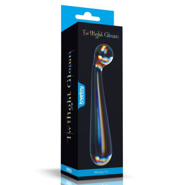 Borosilikaatklaasist dildo Lovetoy Alluring Arc