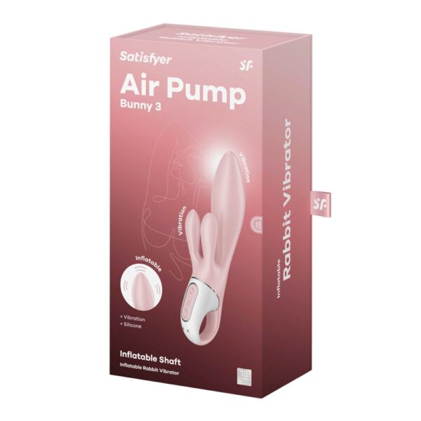 Täispumbatav rabbitvibraator Satisfyer Air Pump Bunny 3 - Image 5