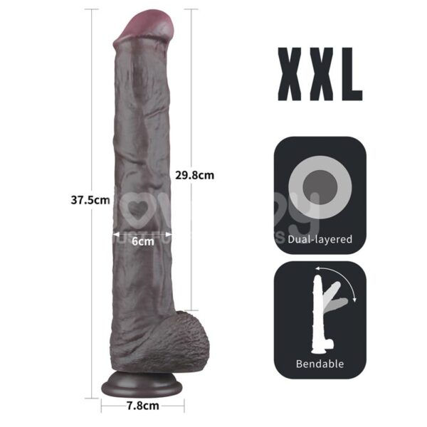 Hiiglaslik dildo Lovetoy Nature Cock 14.5" - Image 4