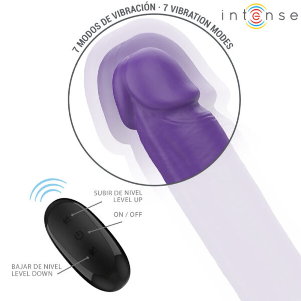 Hiiglaslik vibreeriv kahepoolne dildo Gunter - Image 2