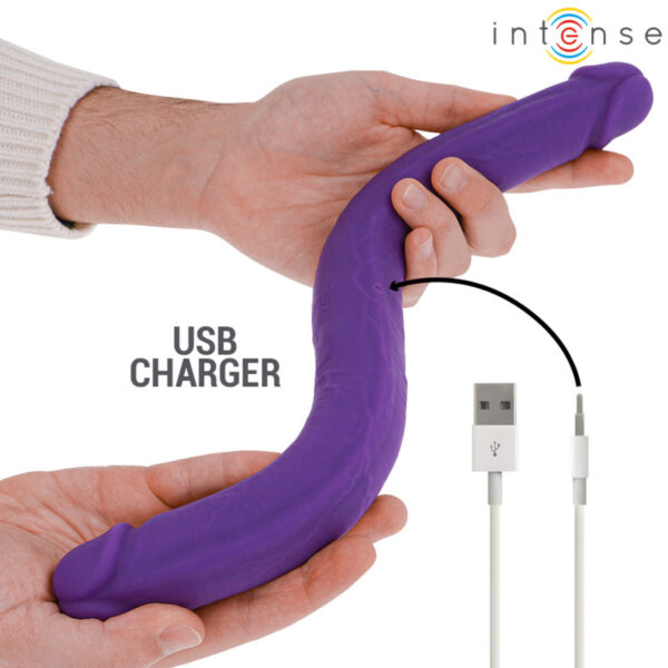 Hiiglaslik vibreeriv kahepoolne dildo Gunter - Image 3