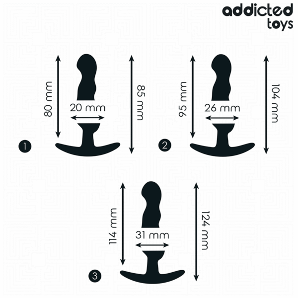Anaaltappide komplekt Addicted Toys - Image 2