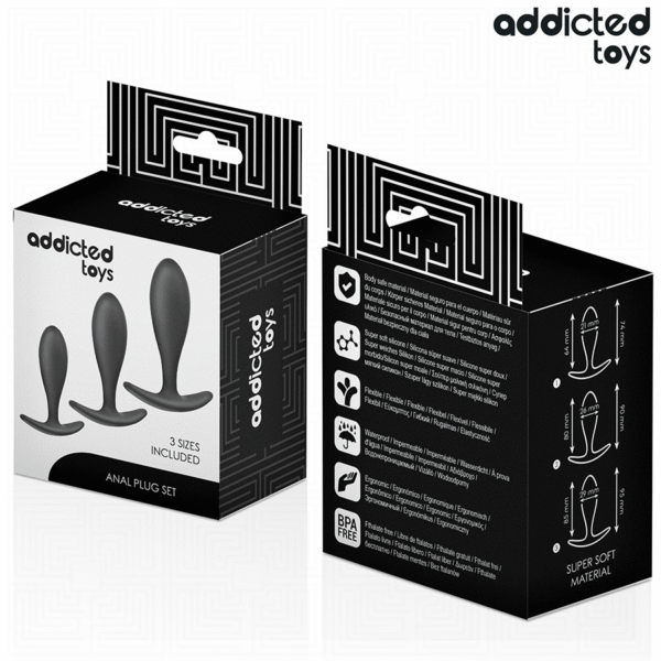 Anaaltappide komplekt Addicted Toys - Image 3