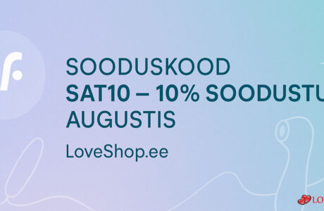 Kõik Satisfyer tooted augusti lõpuni 10% soodsamalt – kasuta koodi SAT10