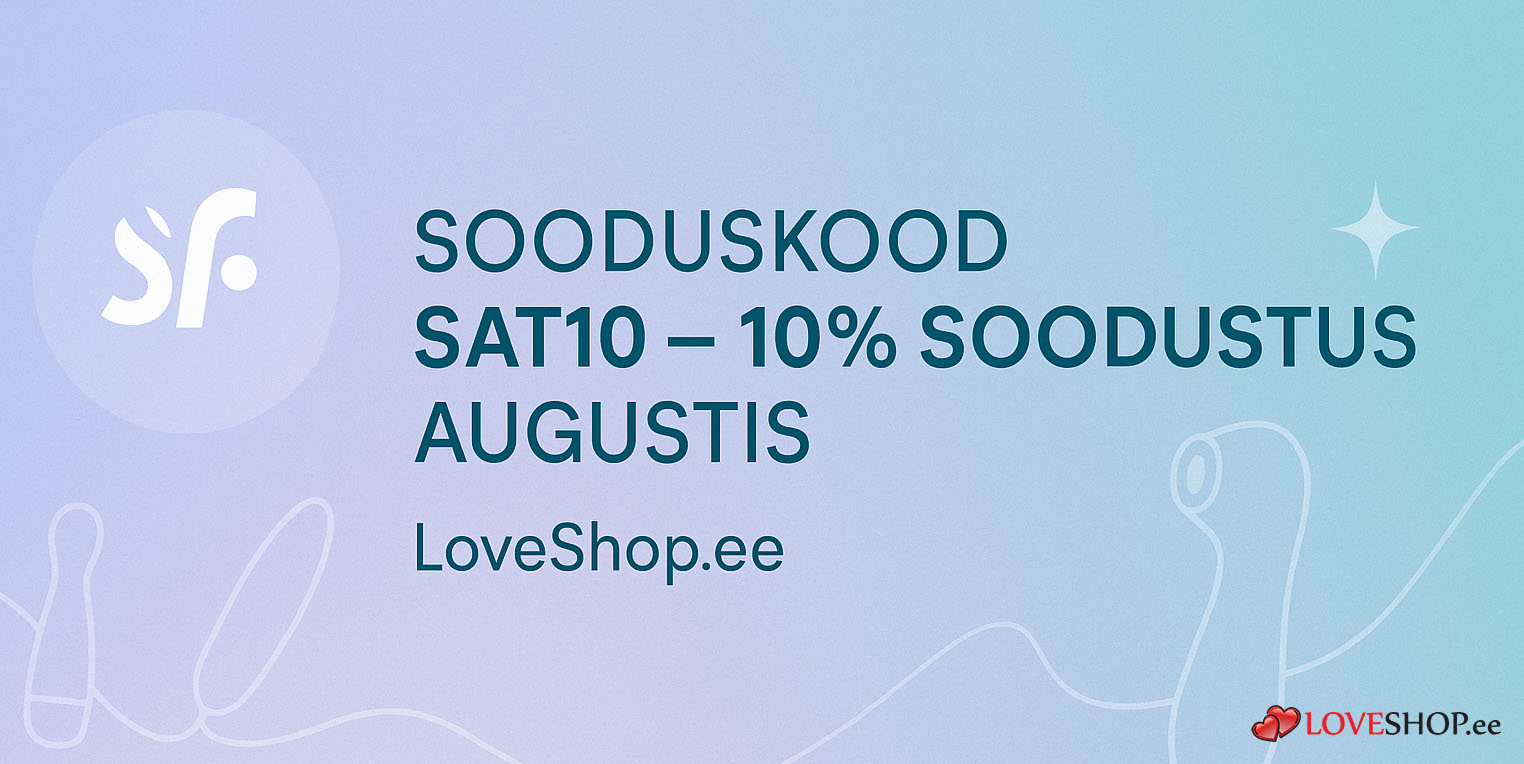 Kõik Satisfyer tooted augusti lõpuni 10% soodsamalt – kasuta koodi SAT10