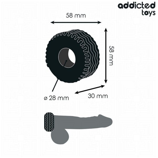 Erakordselt paks peeniserõngas Addicted Toys - Image 3