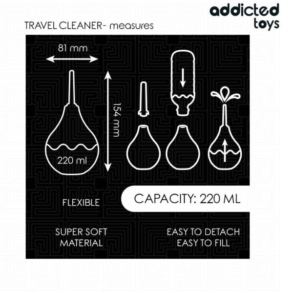 Klistiiripump Travel Cleaner 220ml - Image 5