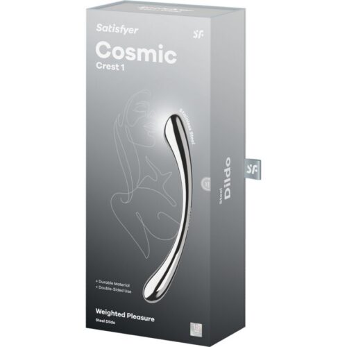 Roostevabast terasest dildo Satisfyer Cosmic Crest 1