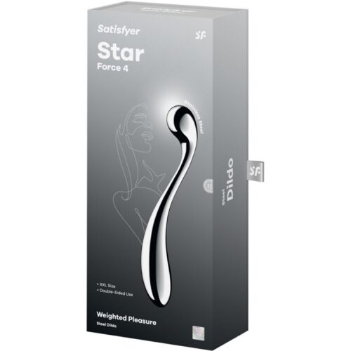 Roostevabast terasest dildo Satisfyer Star Force 4