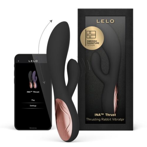 Rabbitvibraator Lelo Ina Thrust Black