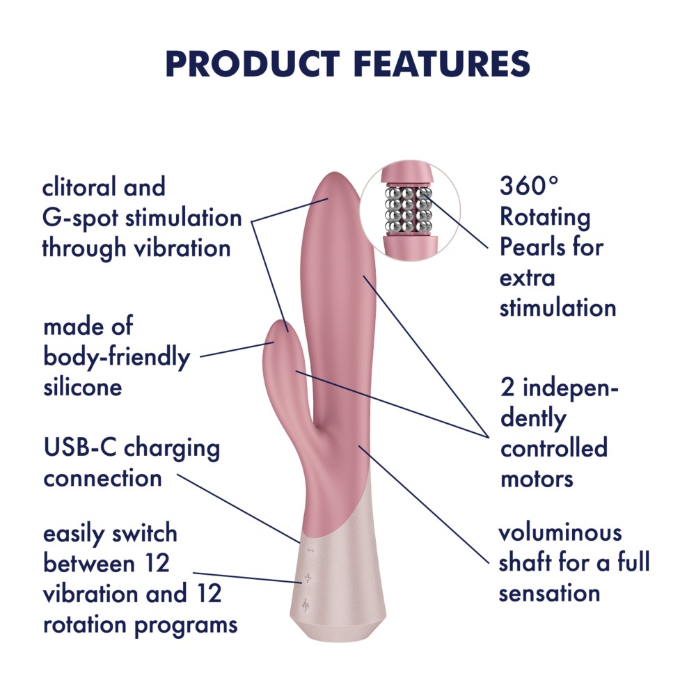 Rabbitvibraator Satisfyer Pearl Bunny 1 - Pilt 6