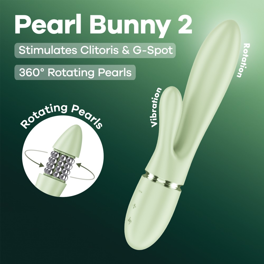 Rabbitvibraator Satisfyer Pearl Bunny 2 - Pilt 8