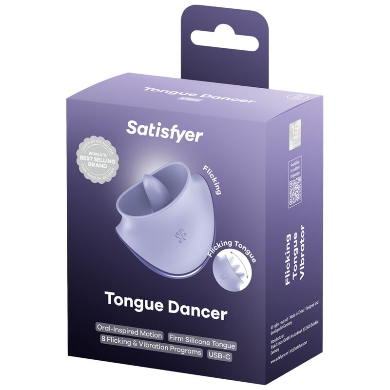 Kliitoristimulaator Satisfyer Tongue Dancer - Pilt 6