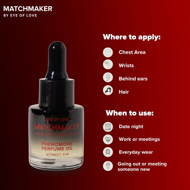 Feromoonidega parfüüm meestele Matchmaker Black Diamond - Pilt 2