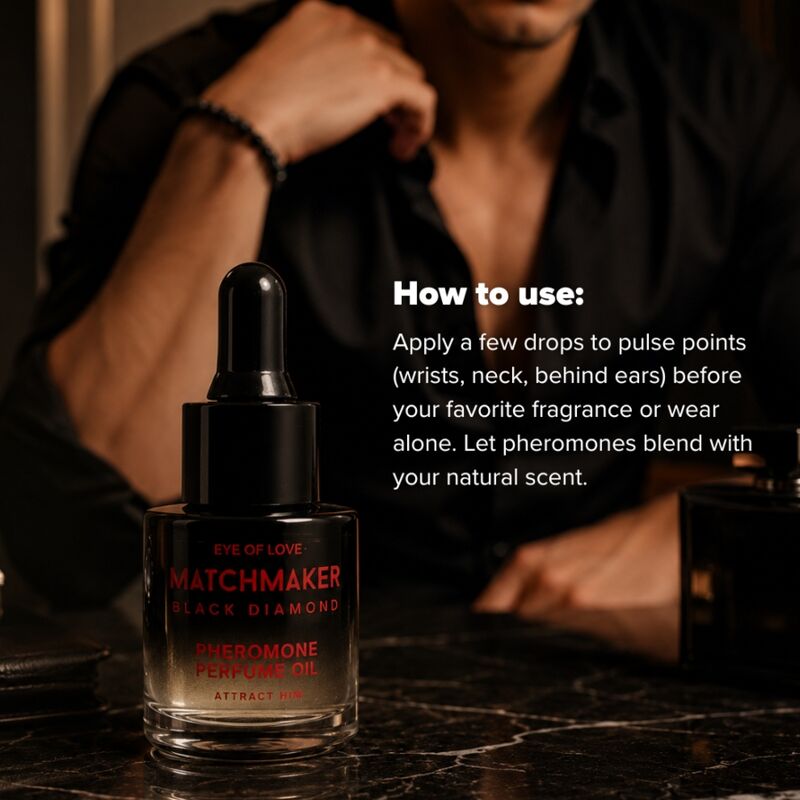 Feromoonidega parfüüm meestele Matchmaker Black Diamond - Pilt 4